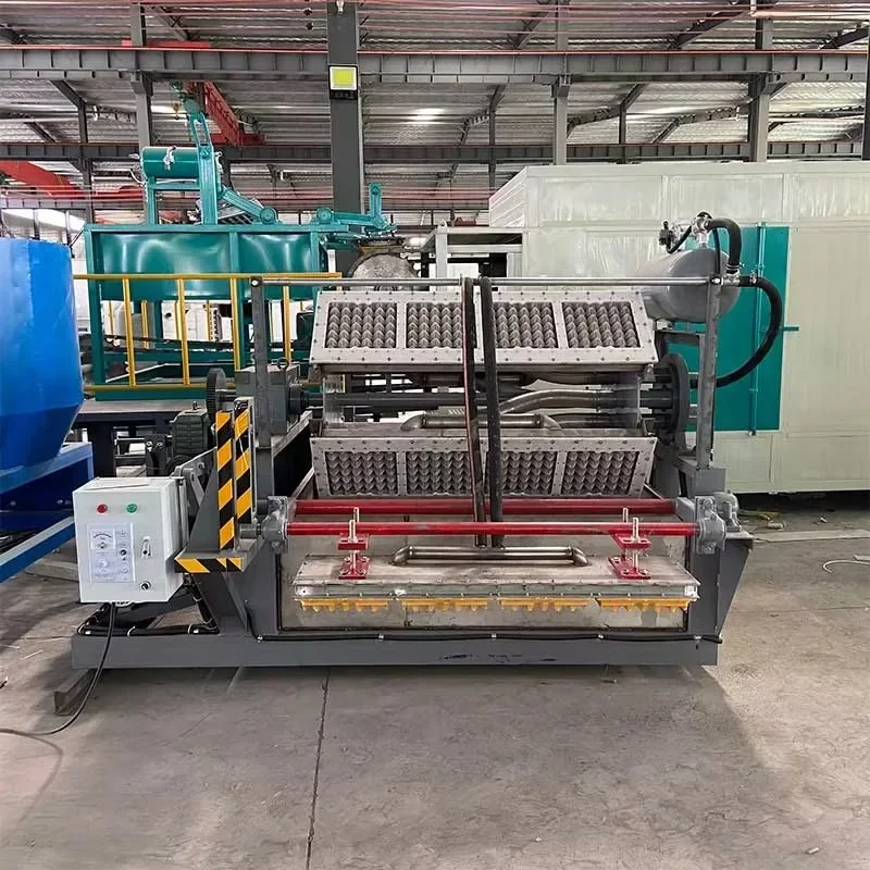 2021 Hot New Customizable Pulp Forming Machine Egg Tray Making Equipment Core Motor Pump Engine Gearbox Gear Bearing Farms