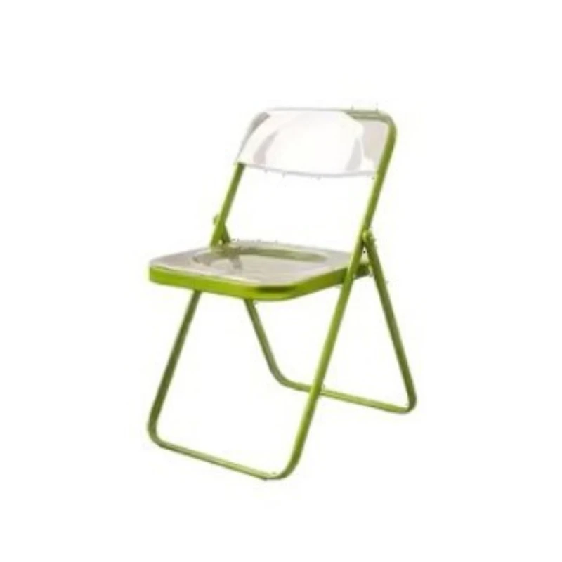 Plastic folding chair Back  Internet celebrity photo chair Dining Office chair Folding stool