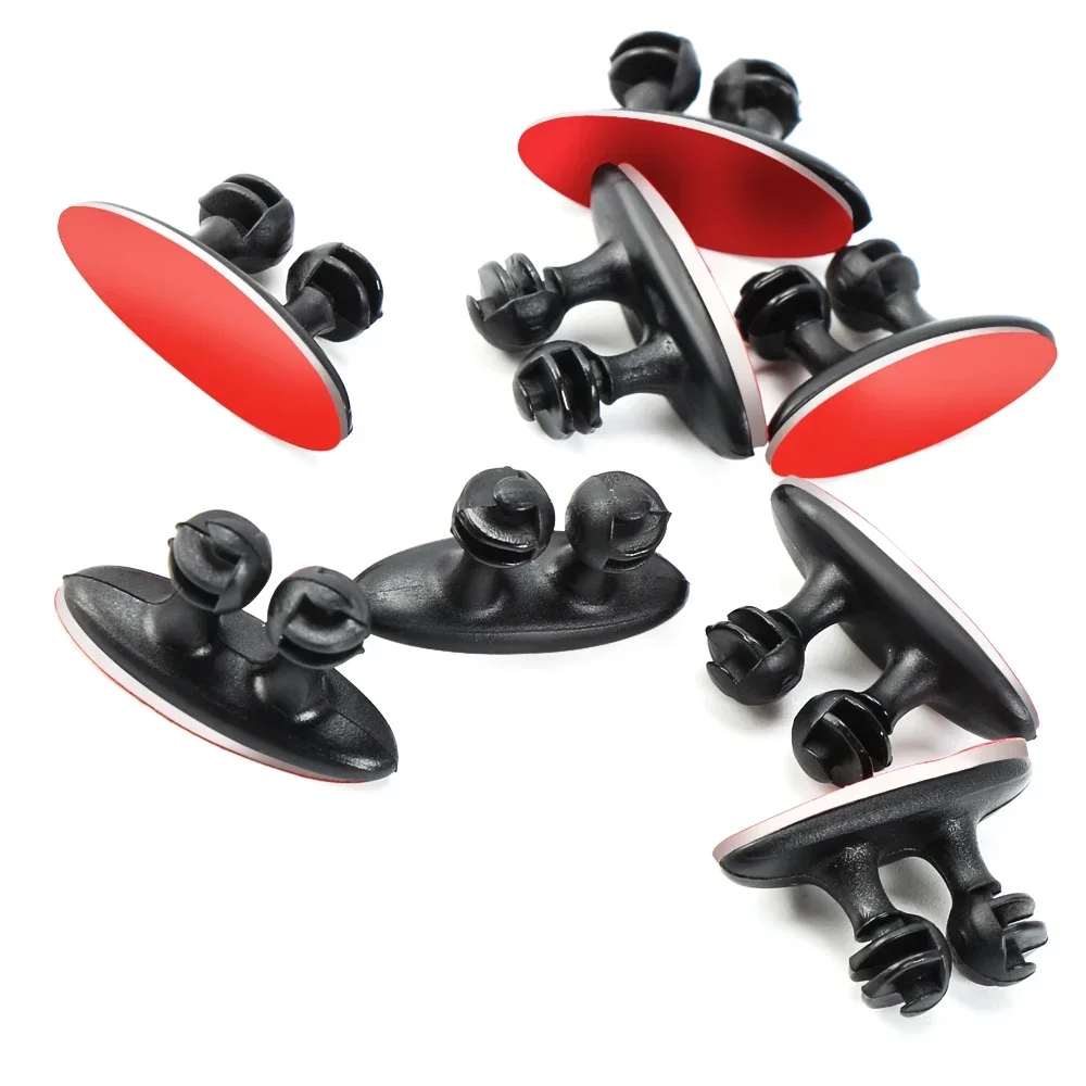 자동차 와이어 타이 클립 고정 정리함, 블랙 컬러 클램프 코드, 케이블 라인 거치대, 컴퓨터 USB 라인 패스너