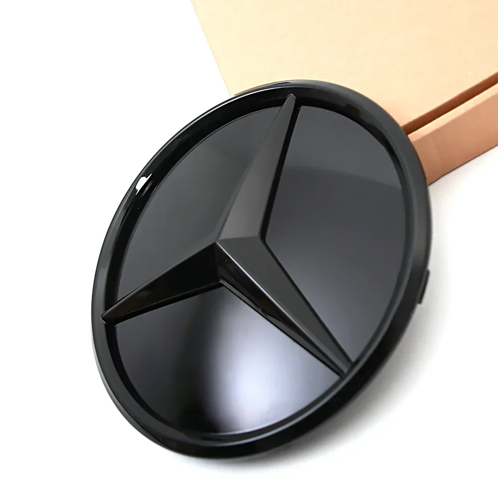 

Car Sticker 2025 Hot For Benz Glossy Black Newest 3D Front Grille Star Emblems Logo For Mercedes Benz C W205 A W177 S W217 SL CL