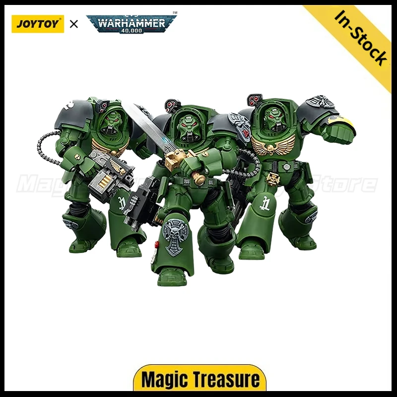 

【In stock】Original JOYTOY Warhammer 40K Salamanders Terminator 3PCS 1/18 Action Figure Toy Collection