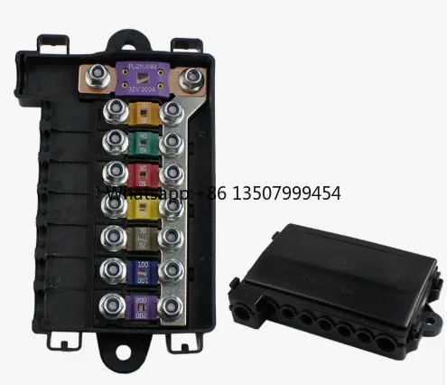 7th Fuse Box 12-24v RV Modification Accessories Yacht Electrical System Robot Electrical Connection