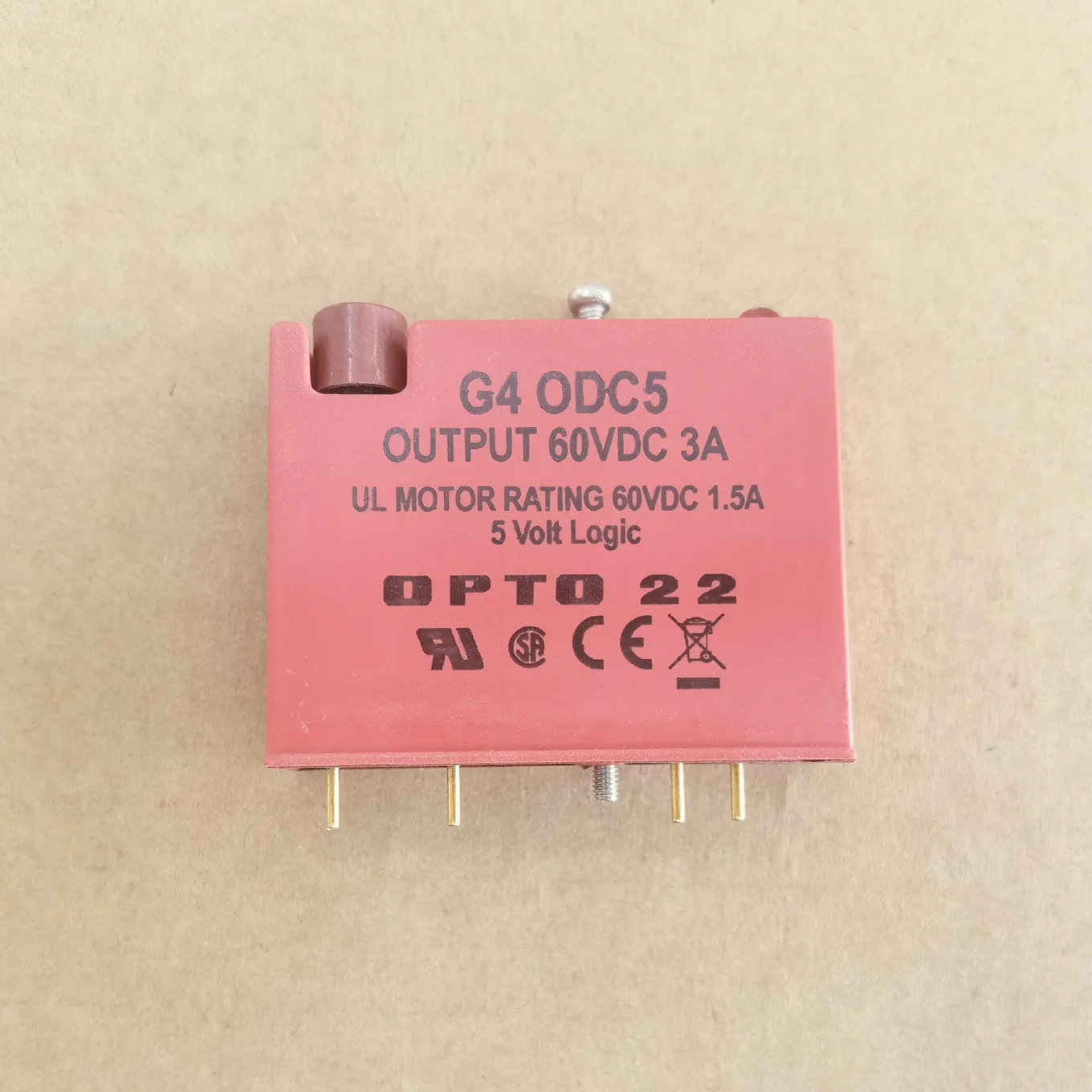 Original New 100% G4ODC5 OUTPUT60VDC 3A OPTO22 Solid State Relay 4Pin