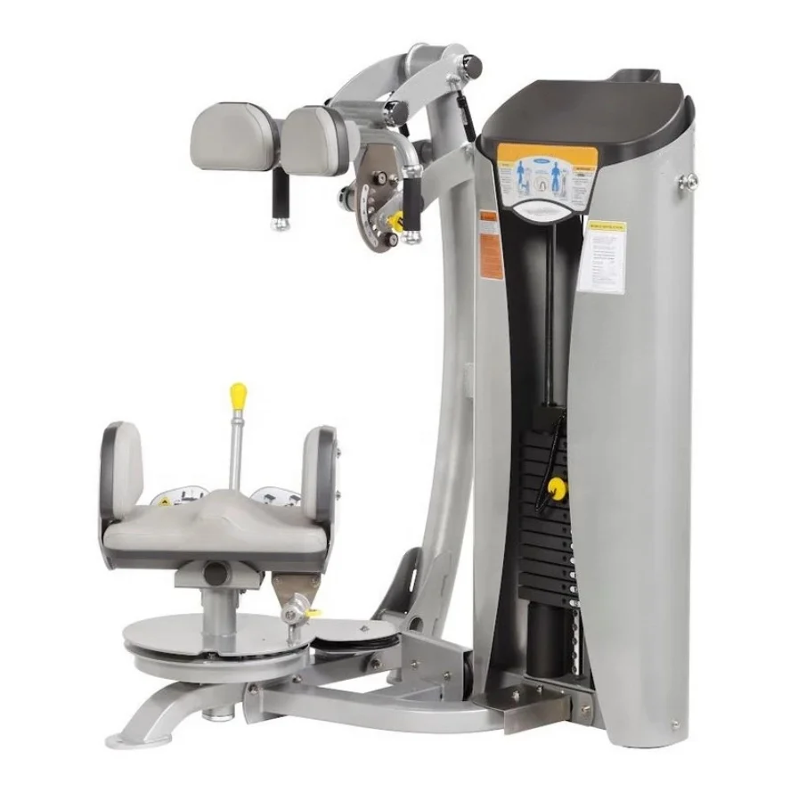 Factory Price Commercial Strength Straining Pin Load Waist Twisting Rotary Torso Machine