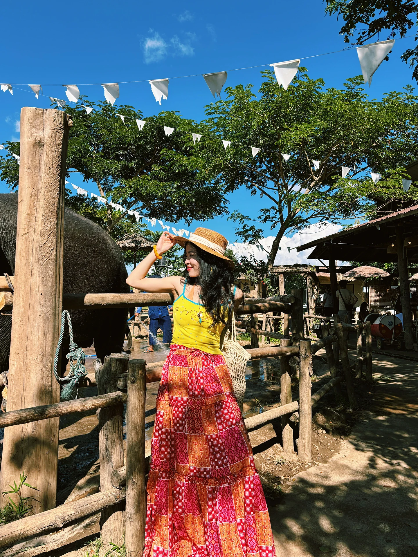 

Длинная юбка с пышным подолом и эластичной талией для пляжного отдыха, легкая, дышащая, из смесового хлопка