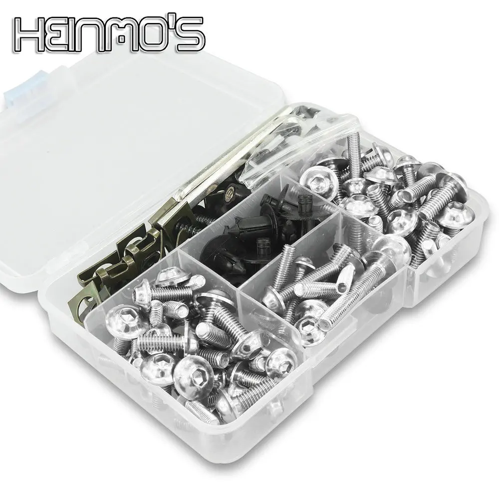 For Honda CB500R CB650R CBR600RR CBR900RR CBR929RR CBR1000RR CBR 600RR 900RR 929RR 1000RR 600 F2 F3 F4i Fairing Bolts Kit Screws