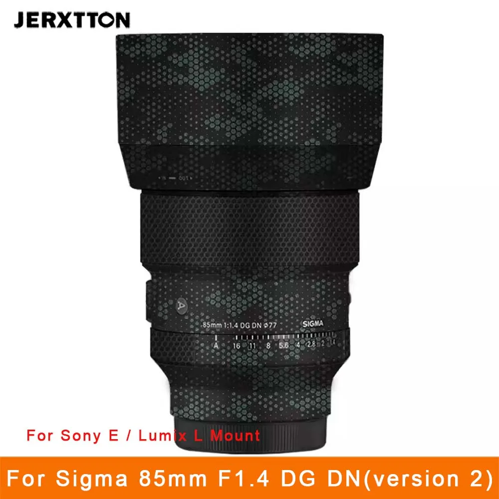 

Наклейка на объектив камеры с защитой от царапин для Sigma 85 мм F1.4 DG DN, защитная пленка для тела, подходит для Sony E L Mount