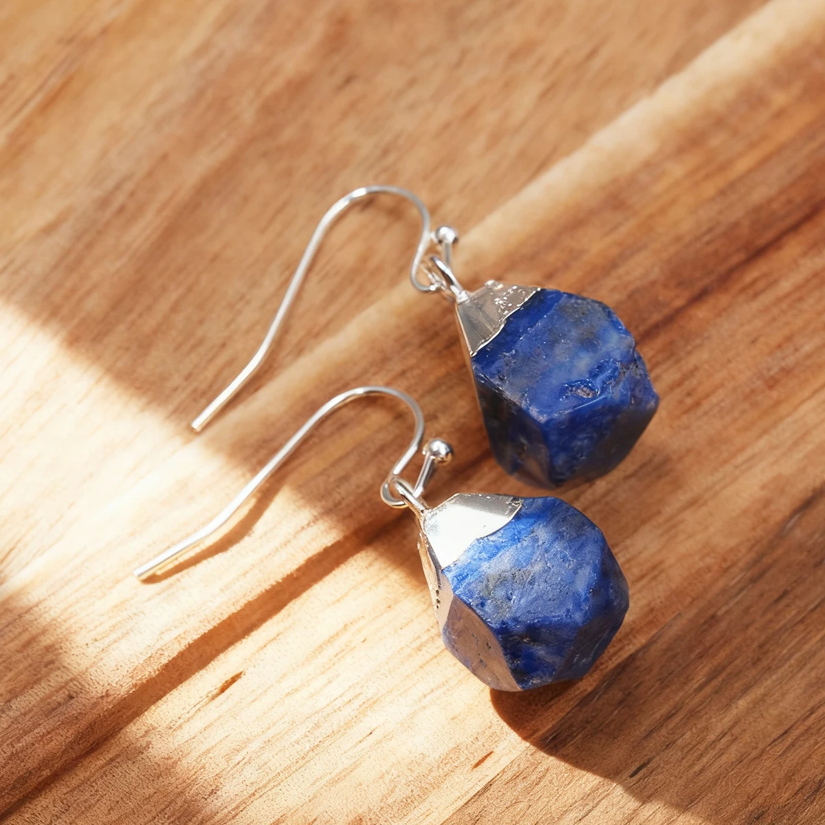 Irregular Rough Raw Ore Natural Stone Earrings Fluorite Amethysts Quartz Crystal Agates Stainless Steel Hook Earrings