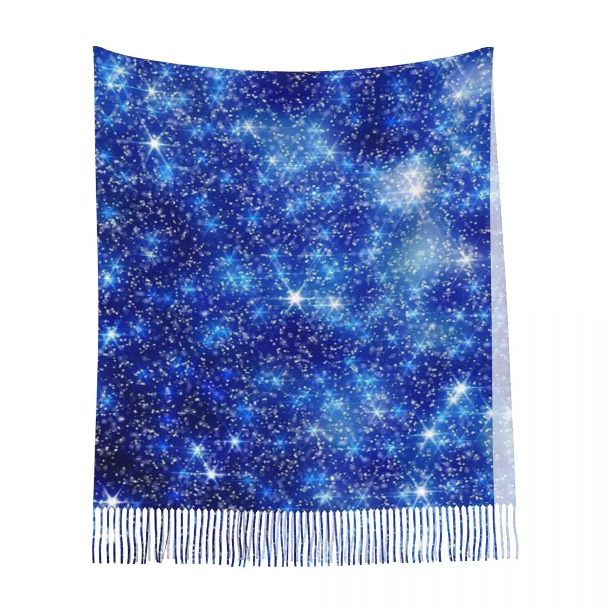 Space Galaxy Constellation Scarf Tassel Scarves Women Soft Warm Shawls and Wraps Long Fall Winter Shawl Wrap