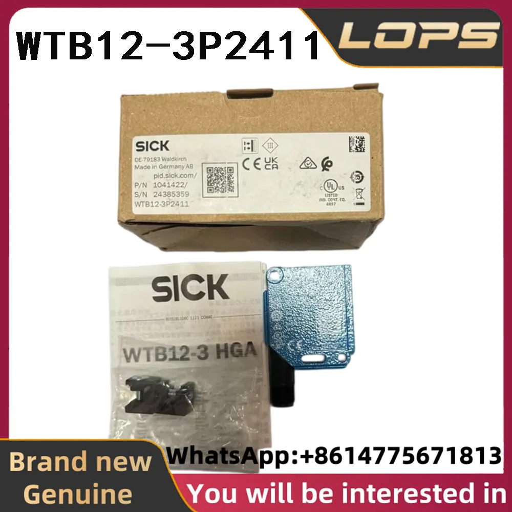 WTB12-3P2411 Brand new original SICK Photoelectric switch sensor order number 1041422,  welcome to consult