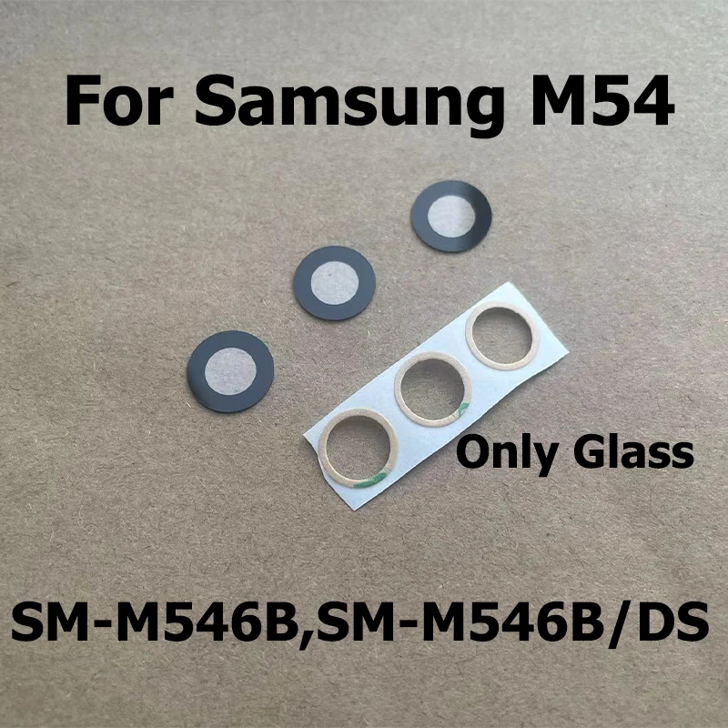 Rear Camera Glass For Samsung Galaxy M54 M34 M14 M04 4G 5G Back Camera Glass Lens Cover With Glue Tape Repair Parts