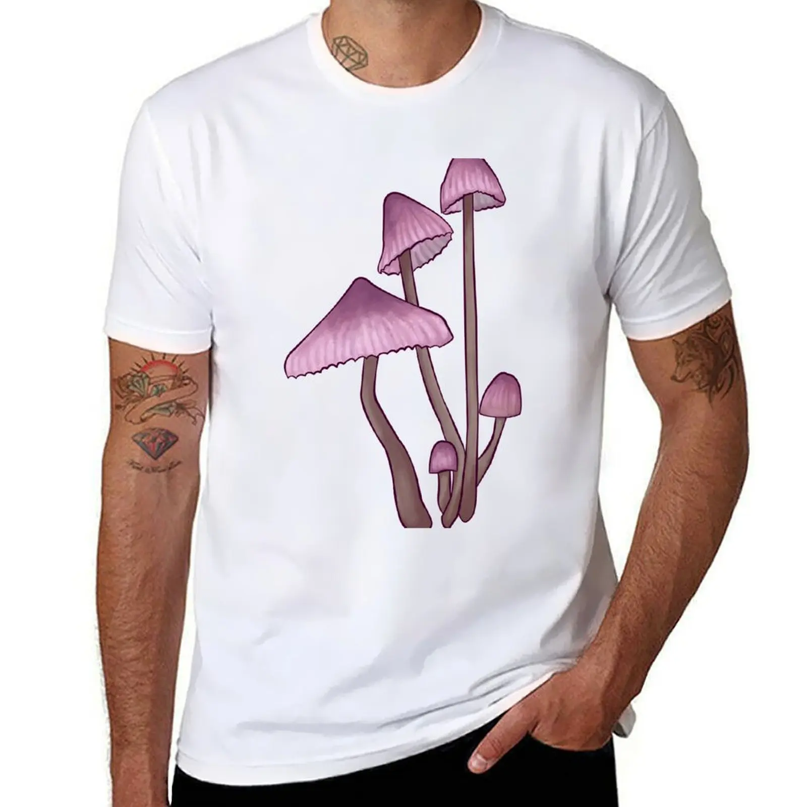 

Mycena haematopsis T-Shirt t shirt man plain funny t shirts dark humor T-Shirt