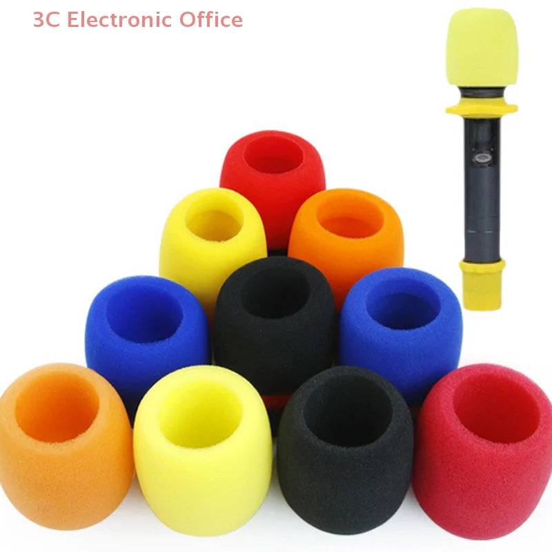 1 Juego de micrófono Base antideslizante anillo antideslizante reemplazo KTV resistencia a caídas micrófono circular funda antideslizante de silicona suave