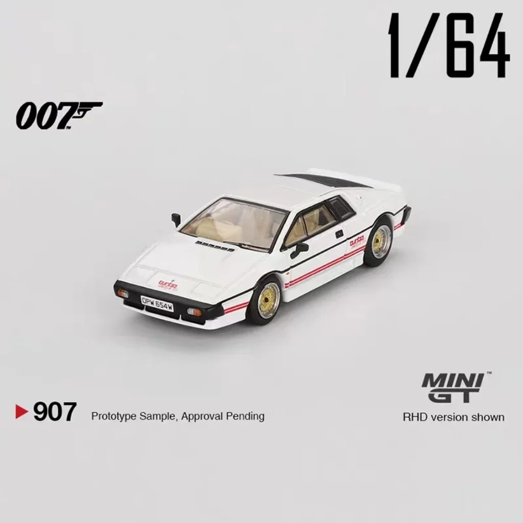 MINI GT 1:64 Lotus Esprit - Film 007 Top Secret -คอลเลกชันโมเดลโลหะผสมแสดงรายการของขวัญ