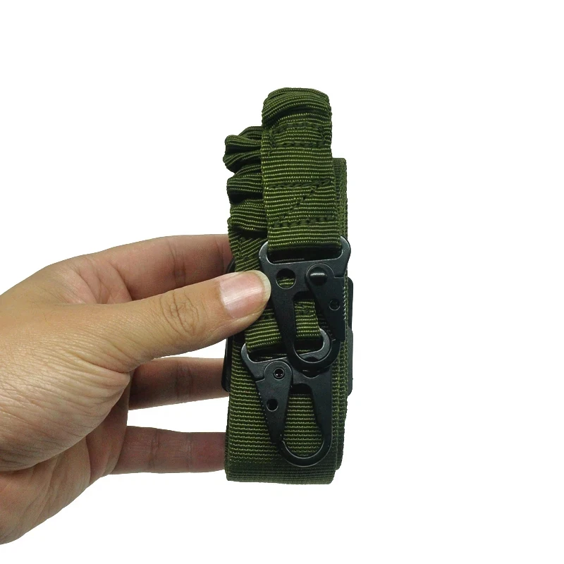 1-4pcs Tactical 2 Point Sling Shoulder Strap Rifle Sling Shoulder Strap Metal Buckle Quick Release Hook Hunting Accessories Gear