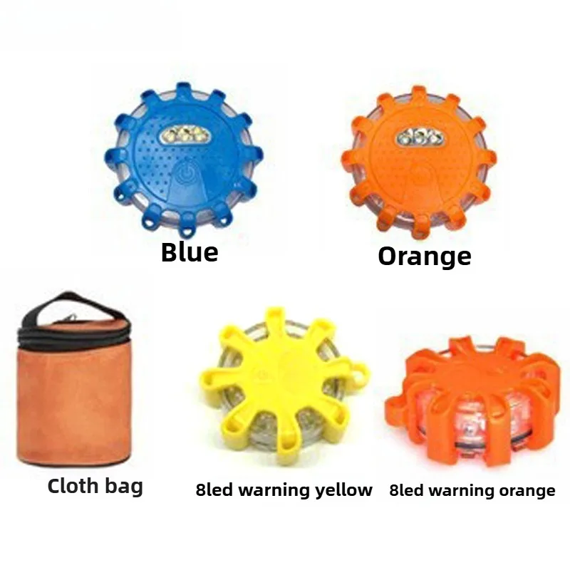 LED Traffic Warning Light - Strong Magnetic Adsorption, Ideal for Car Emergency Use. With Long - lasting On - mode