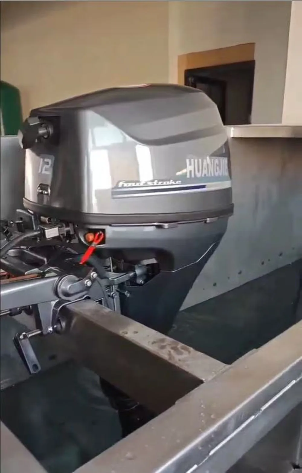 Boat Engine Huangjie Outboard Motor 4 Stroke 12hp Outboard Motor Boats Motors Motores fuera de borda 12 hp Boats Accessories