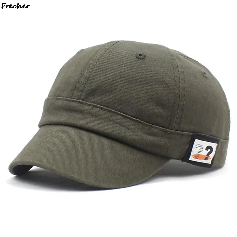 Casquette pare-soleil en coton respirant pour hommes et femmes, chapeaux de baseball décontractés, casquettes à visières courtes, chapeau de sport