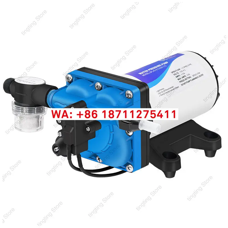 110V high-efficiency self-priming pump, high head 18 liters, high flow liquid filling and conveying booster pump