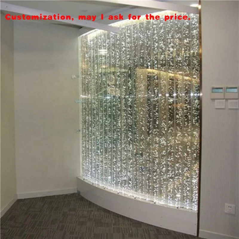 

custom.Bubble Wall Panel LED Light Restaurant All Decoration Acrylic Soundproof Bubble Wall Screen