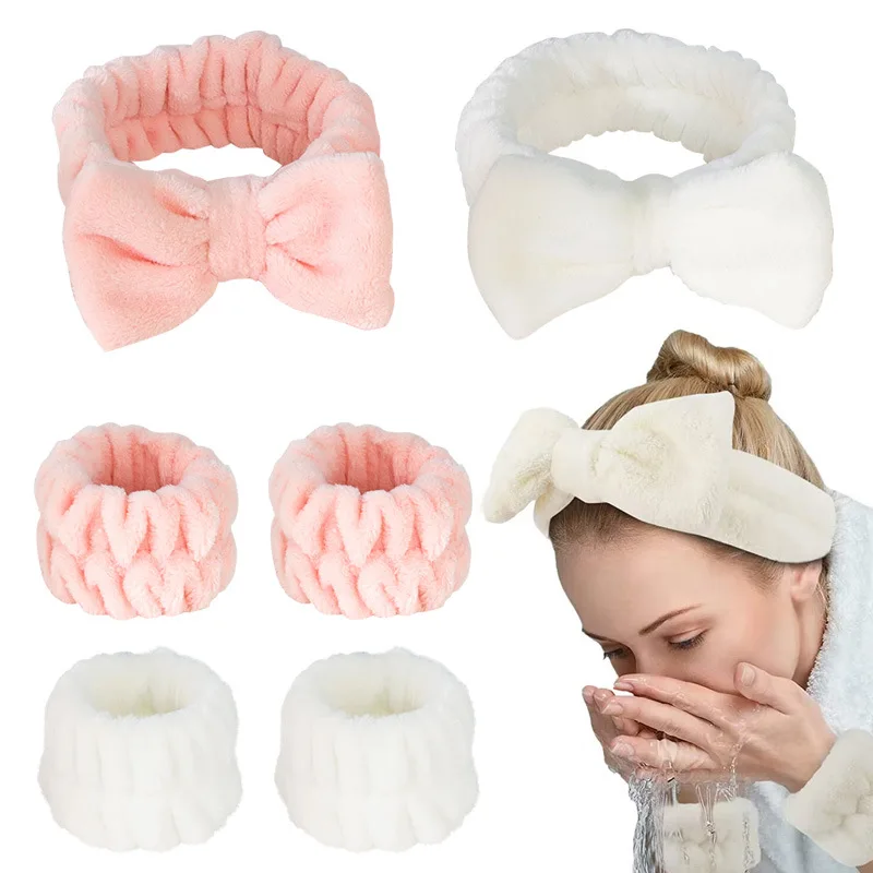 Absorbent Wristband Soft Microfiber Adult Size Lightweight Sweat Towel for Washing Face Hand Shower Daily Bath Home Color Choice