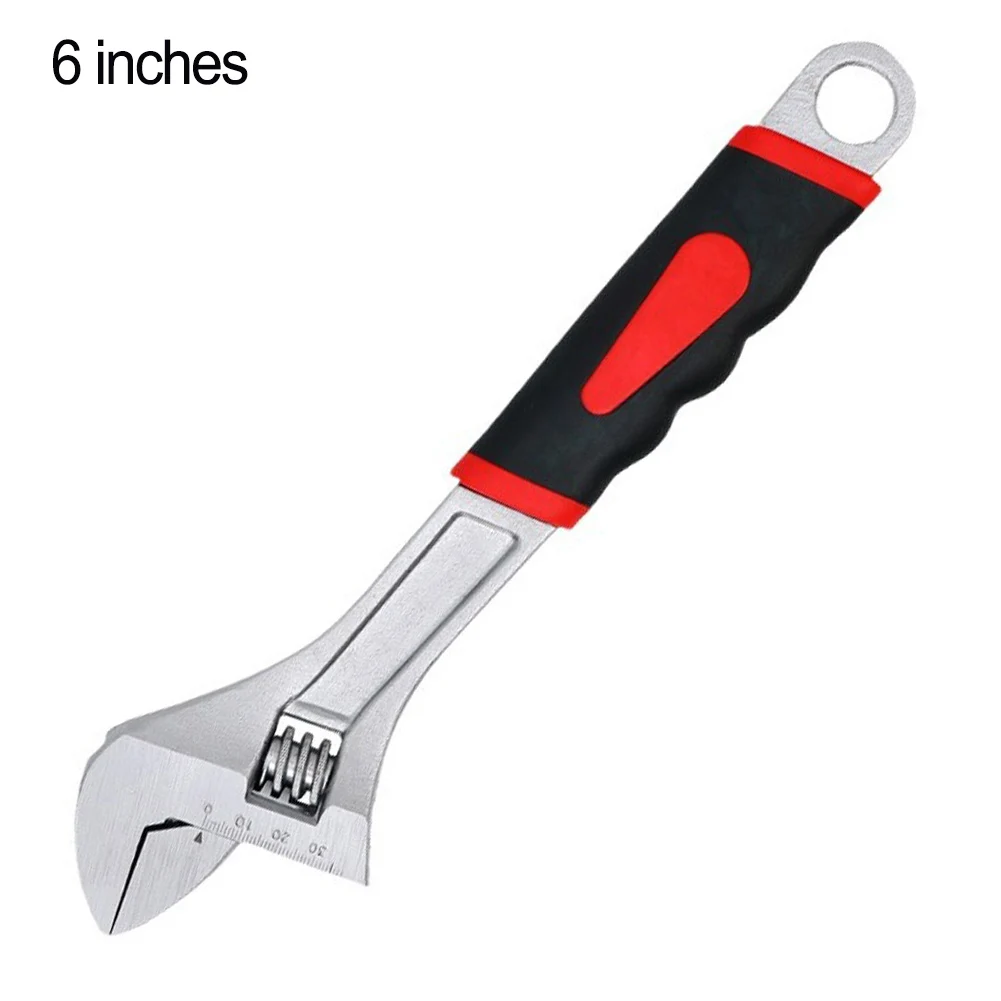 

Home Repair Chrome Plated Wrench High Carbon Steel Wrench High Carbon Steel Rubber Coated Handle Chrome Plating Comfortable Grip