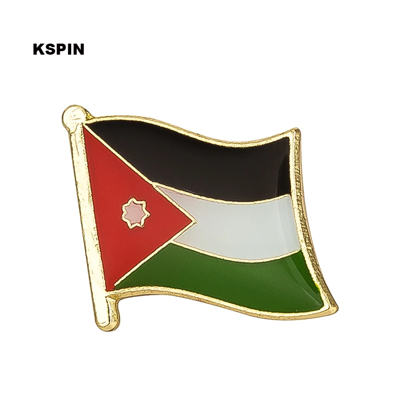 Jordan Flag Badge Flag Laple Pin Badges Flag Brooch