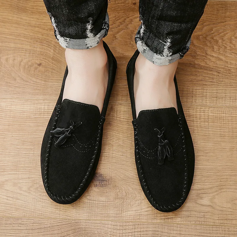 Men Casual Shoes Canvas Slip On Fashion Loafers for Male Luxury Dress Driving Shoes Formal Wedding Party Flats Plus Size