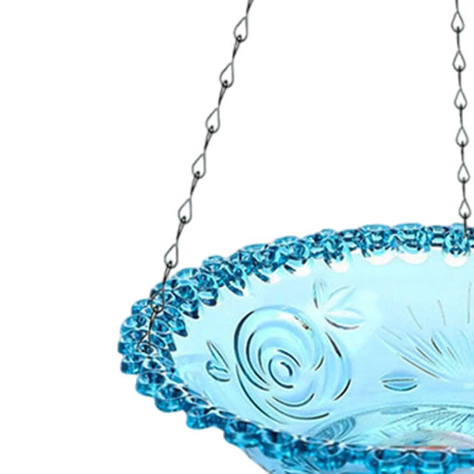 

Sturdy Hanging Bird Bath PP Plastic Outdoor Bird Feeder and Water Bowl for Backyard Garden Decoration