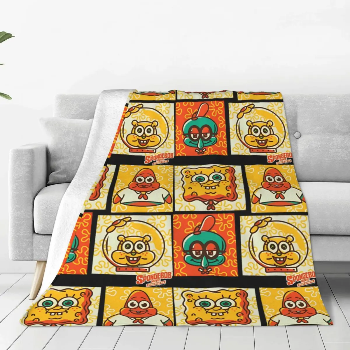 

Funny Anime Cartoon Blanket Soft Aesthetic Plush Bedding Throws For Girls Boys Couch Chair Flannel Bedspread Bed Cover