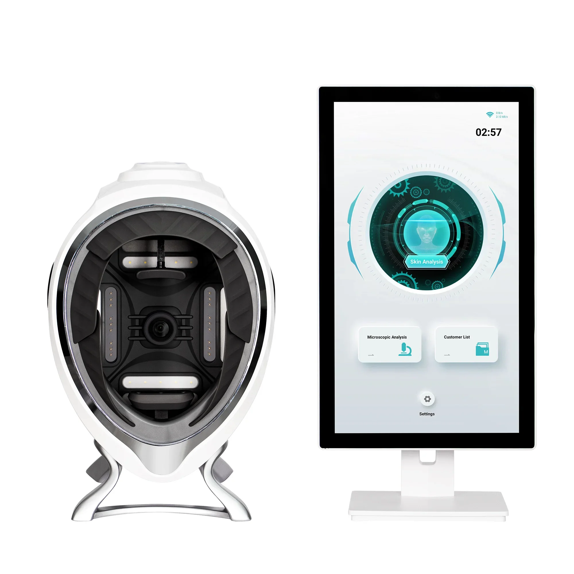 محلل الجلد الطيفي ثلاثي الأبعاد AI10 2025 أحدث محلل الوجه المحمول الاحترافي مع خطة العلاج لصالون التجميل والاستخدام المنزلي #5