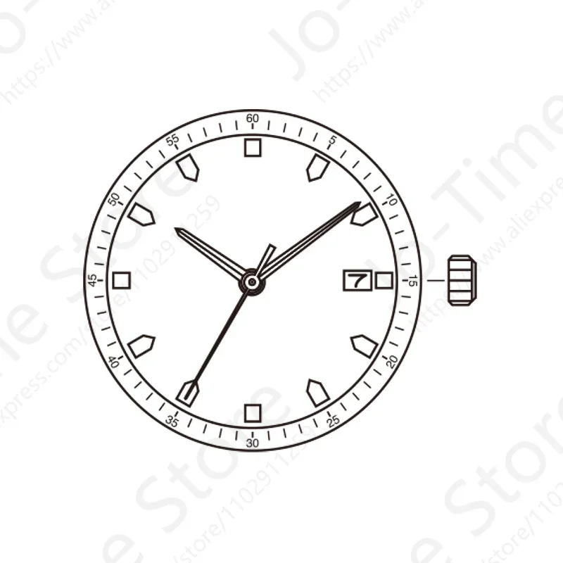 حركة كوارتز نسائية ميوتا 2015، عرض التاريخ القياسي الصغير، حركة يابانية للساعات