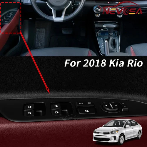 Imagen 2 del producto Frente izquierdo para Kia Rio 2018 2019 2020 interruptor de Control de ventana eléctrica botón de cristal 93570-H9150 93570H6150 93570H9150