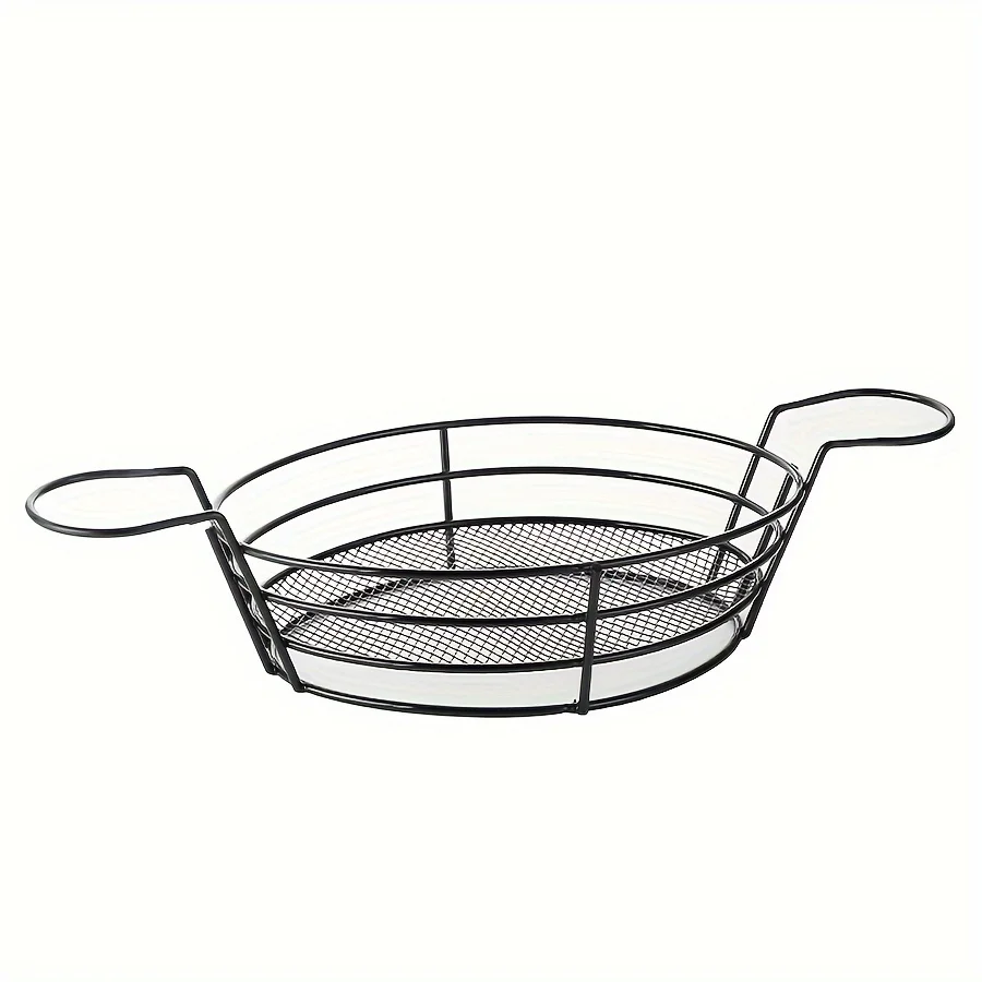 French fries basket, snack basket fried chicken basket stainless steel metal basket kitchen supplies, household kitchen supplies