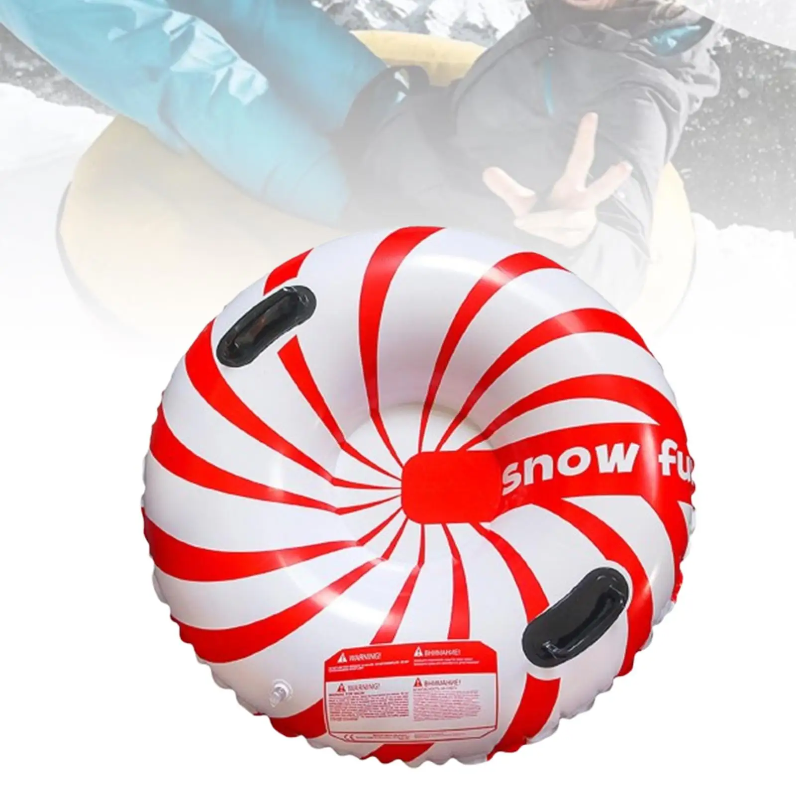 Inflatable Snow Tube Gift Inflatable Snow Ring for Holiday Birthday New Year