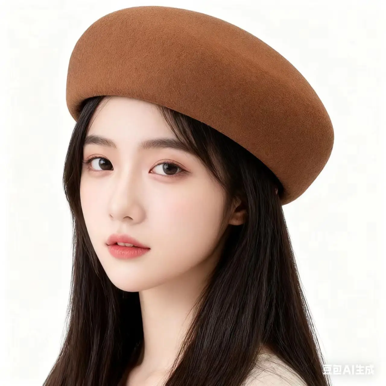 

100% натуральная шерсть, женские и мужские шапки, осенний уличный крутой берет, черный, красный, танцевальная вечеринка, женские кепки, кепка художника высокого класса Kufi