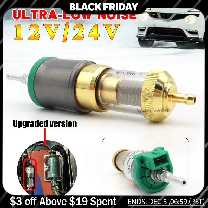 12V/24V 22ML/28ML Car Upgrade Ultra-low Noise Heater Fuel Pump 1KW-5KW For Eberspacher Universal Car Air Diesel Parking Oil Pump