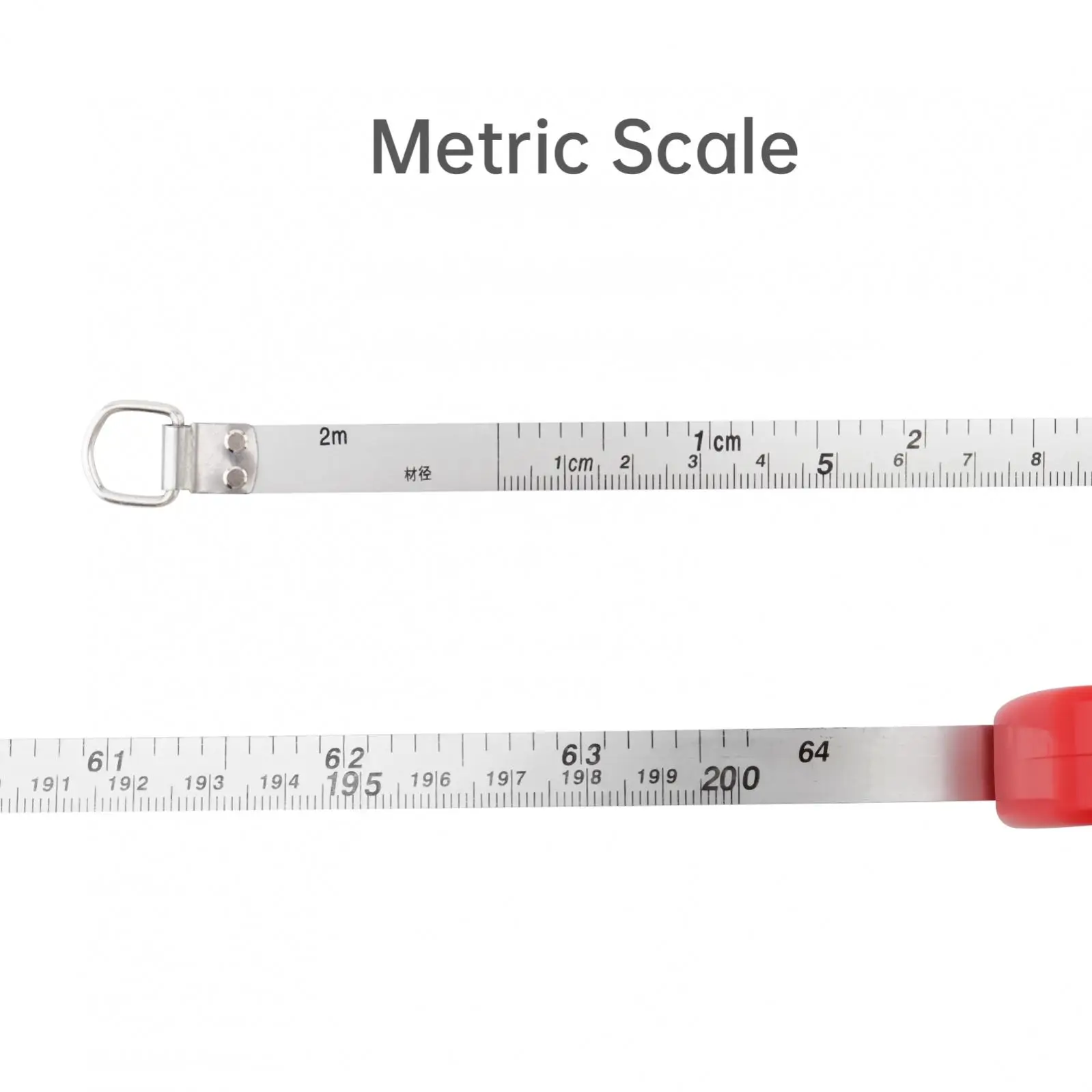 2m Metric Scale Diameter Tape Measure for Trees Measurement / Pipes Measurement, Retractable Measuring Tool