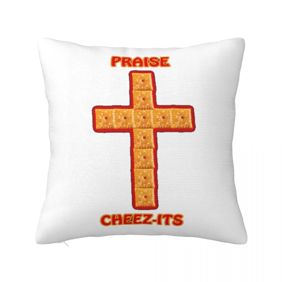 Praise Cheez-Its Square Pillowcase Pillow Cover Cushion Decor Comfort Throw Pillow for Home Car