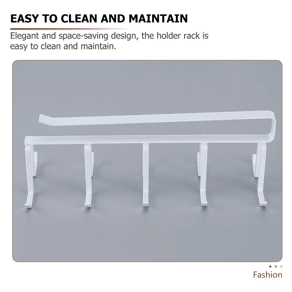 

1Pcs Glass Cup Hanging Rack Iron Material Multifunctional Kitchen Upside Down Wine Glass Holder Storage Rack Portable Drying