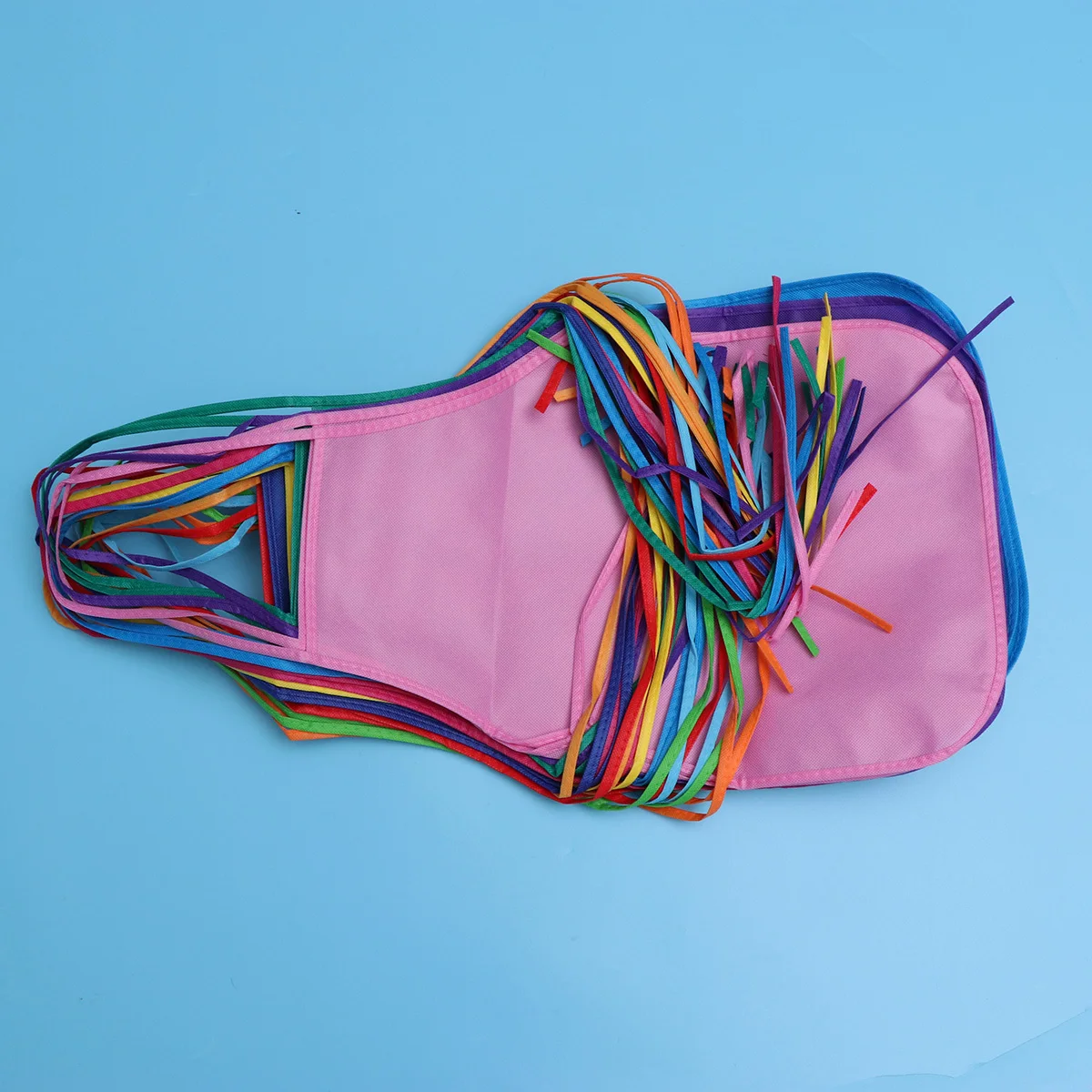 

24Pcs Childrens Art Aprons Non-Woven Material Long Waist Ties Easy to Tie and Untie for Various Uses Apron