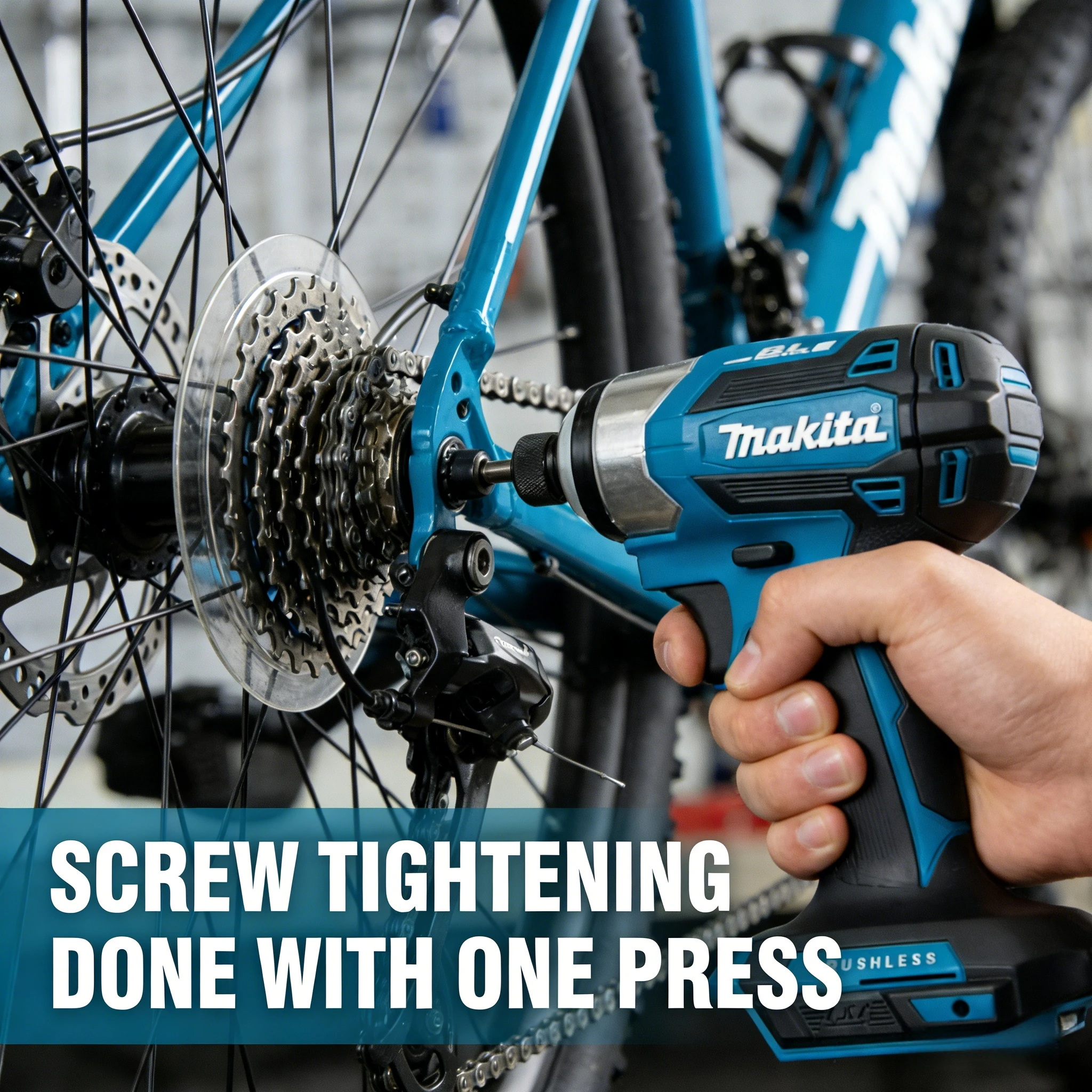 

Makita DTD173 18V Brushless Impact Driver with Dual LED Lights & 4-Mode Power Select (Tool Only)
