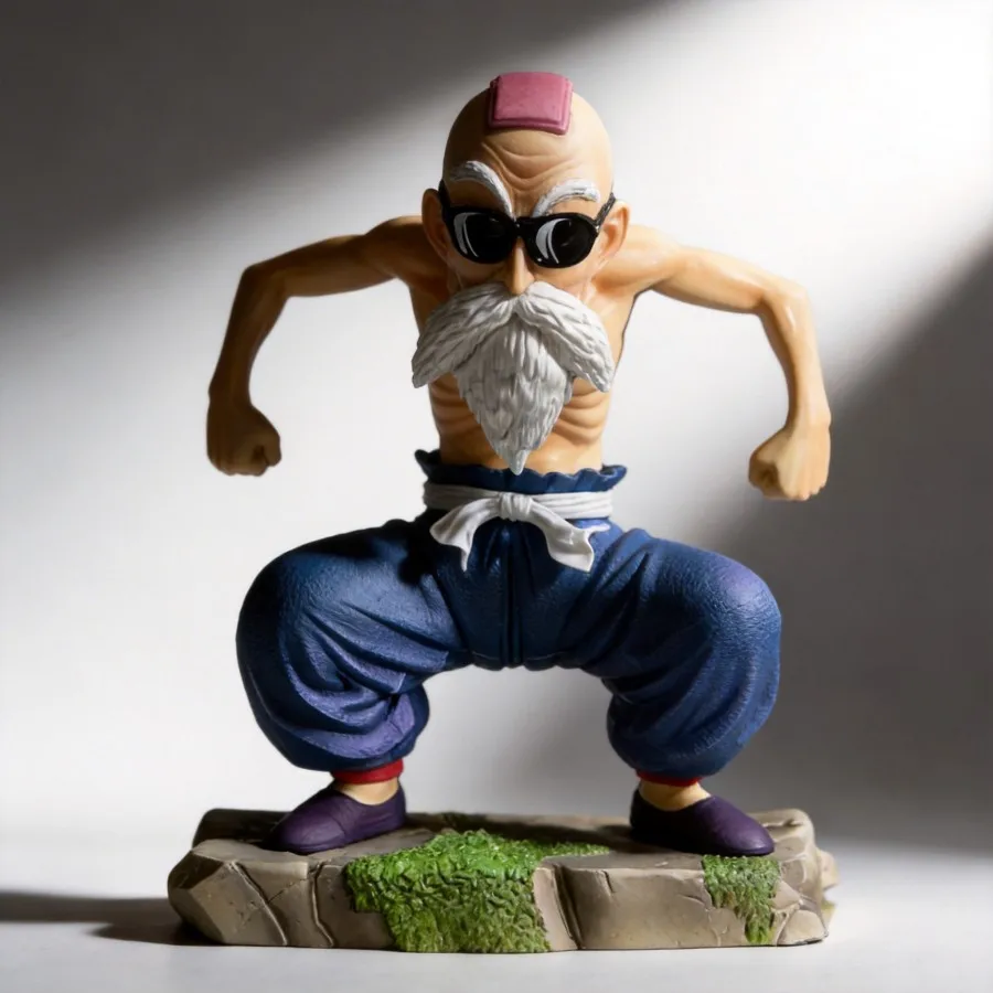 

Dragon Ball Master Roshi Slim Version Anime Figure Collection Model Desktop Decoration Toy 18cm