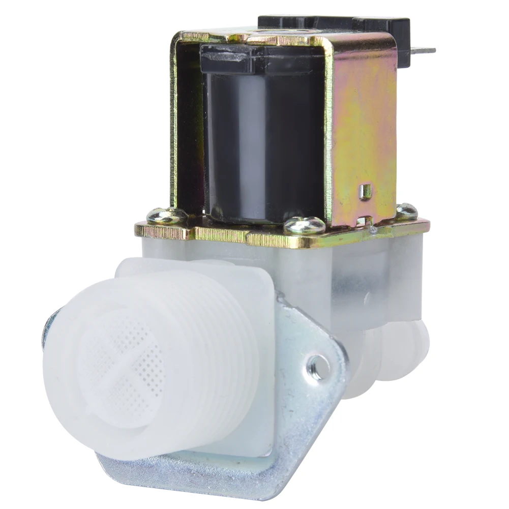 3/4in Electric Solenoid Valve Inlet 1-Way  Plastic Connector for Home Using 220V Electric Water Valve Valve Solenoid Valve