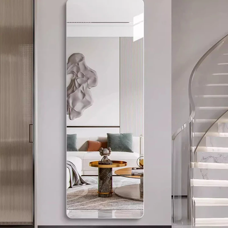 Wall Decoration Mirror Living Room Modern Items Full Body Girls Men Bedroom Mirror Bathroom Funky Spiegels Home Decorations