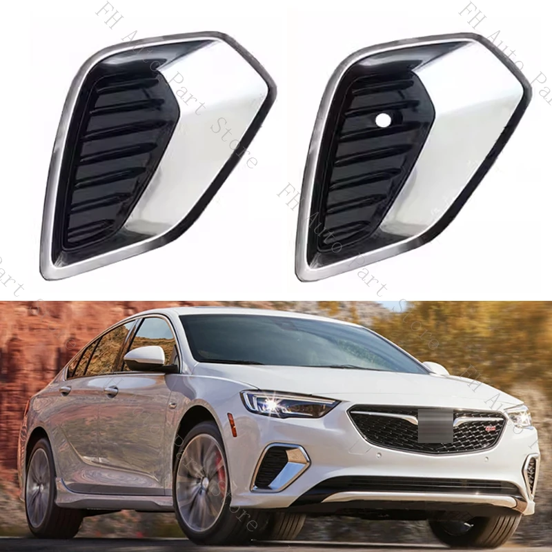

Front Bumper Fog Light Lamp Trim Grille Frame Cover Shell Cap Hood Lid Bezel For Buick Regal GS 2017 2018 2019
