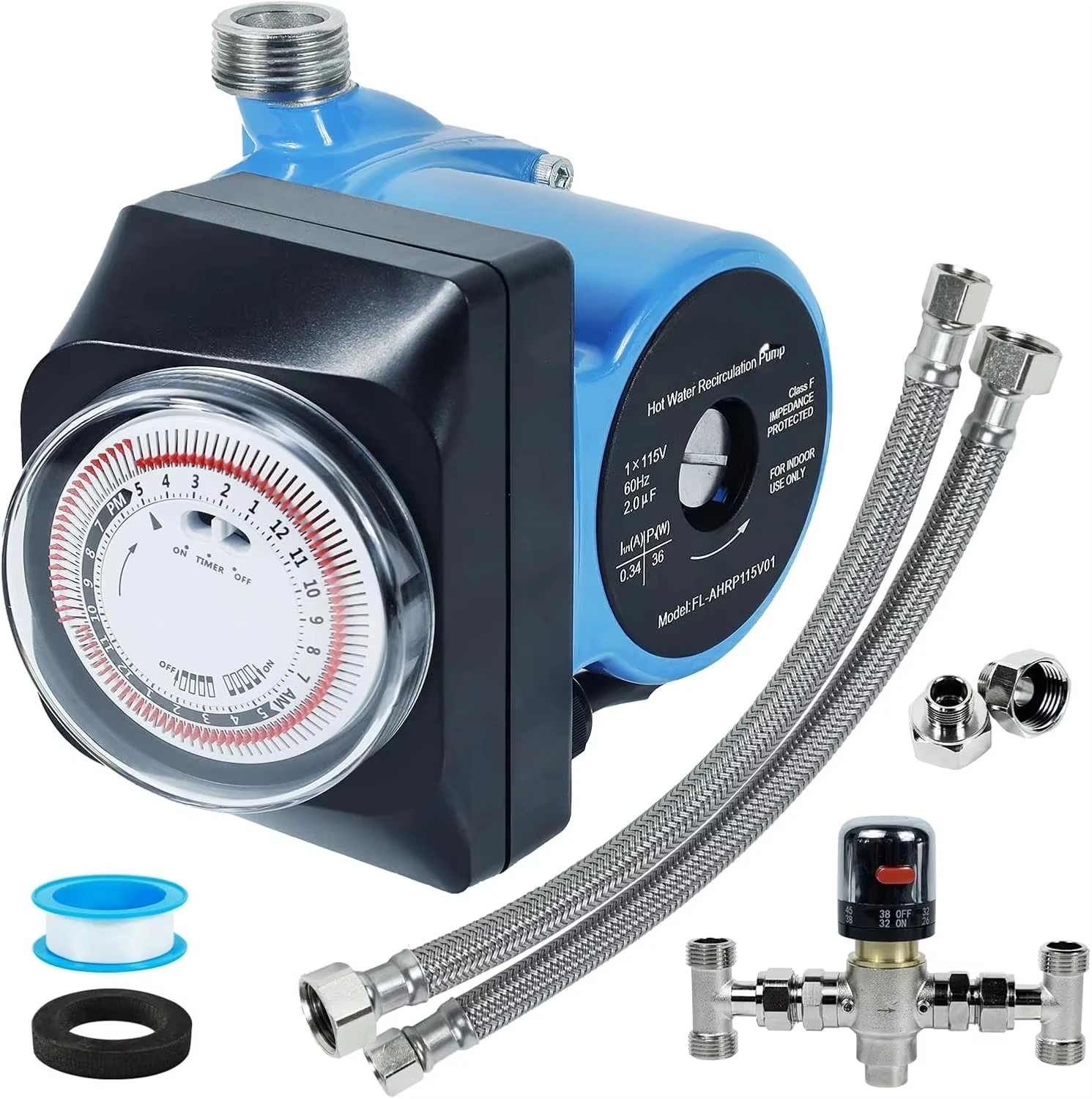 

LRS15-6-130DS Low Pressure Electric Pressure Booster Timer Circulation PumpUsed for Circulating Hot Cold Domestic Water