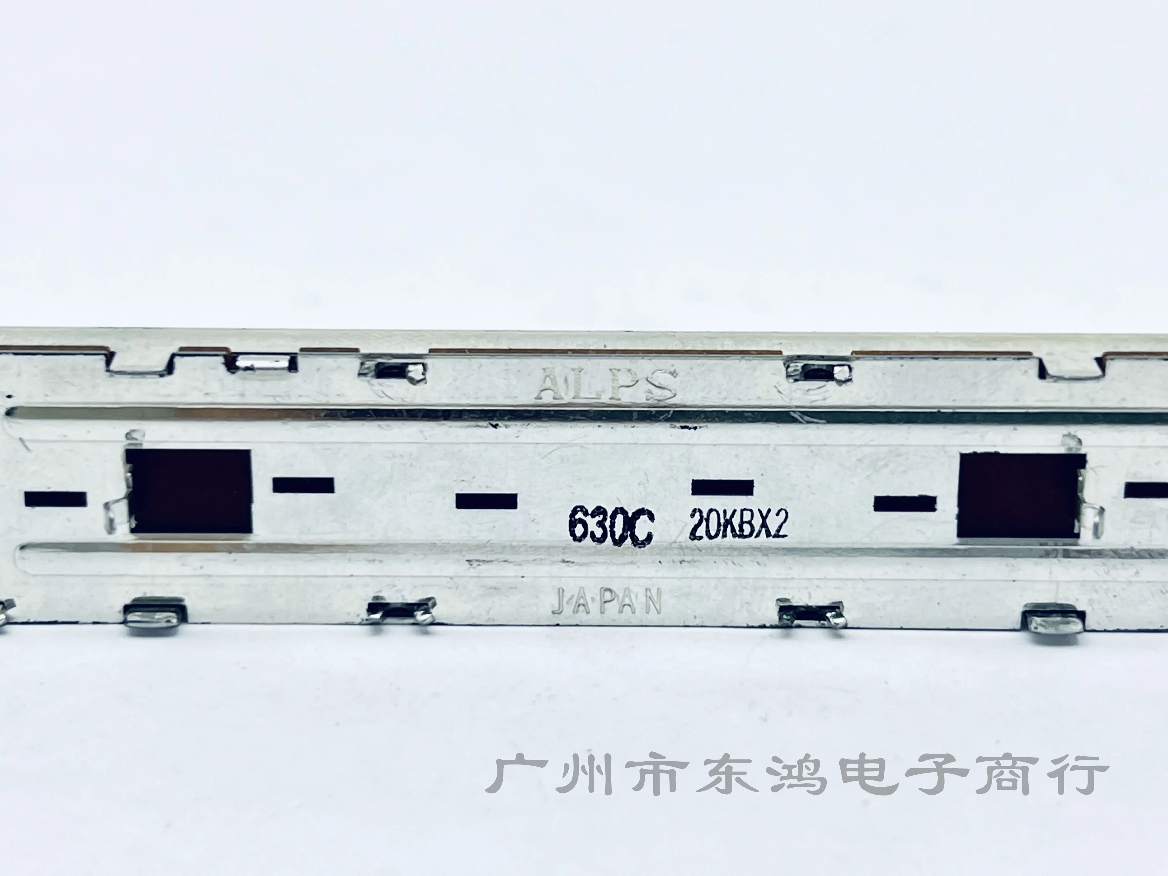 1PCS ALPS 8.8cm mixer slide potentiometer fader single and dual channel 20KBx2 square handle T-handle