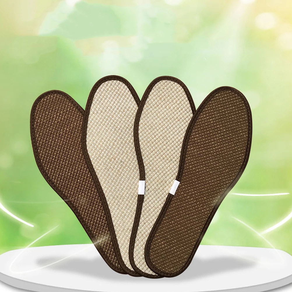 

2 Pairs Deodorant Insoles Shoe Pads Shoes Cushion Bamboo Charcoal Men and Women