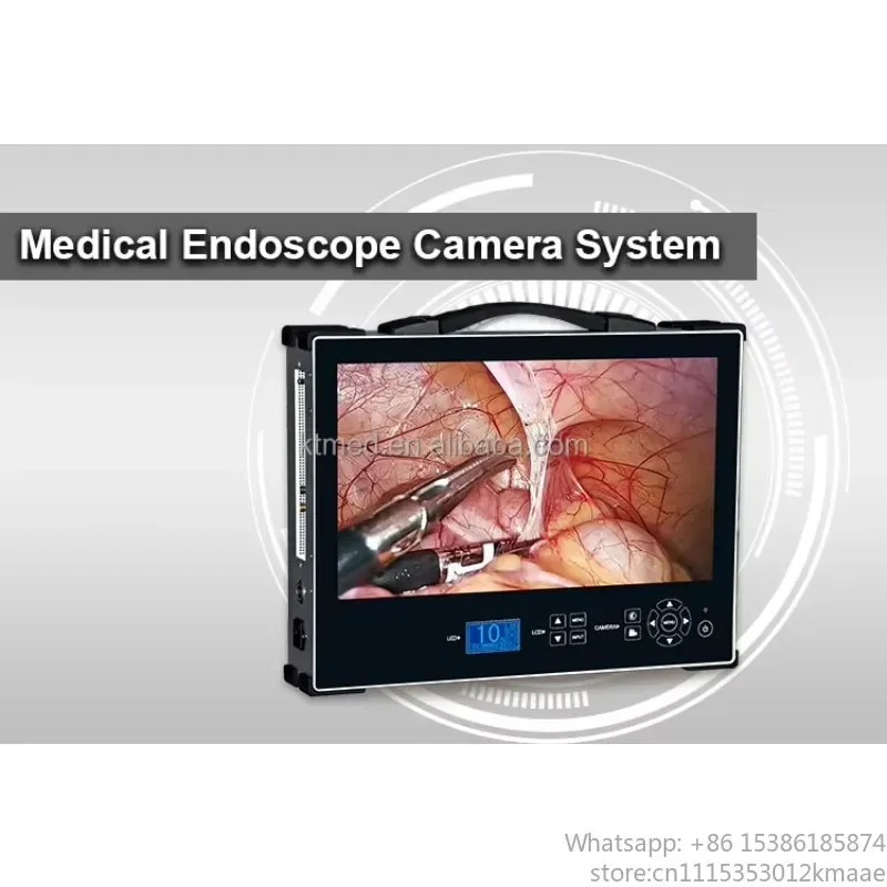 High-Definition All-in-One Medical Endoscope Imaging System with Integrated Camera, Monitor & Power Source — Factory Direct